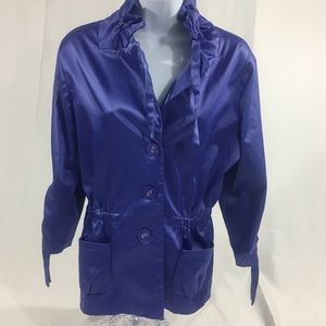 Josephine Petite Lavender Button Down Jacket